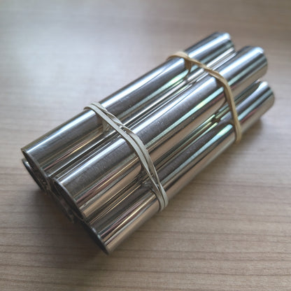 Stainless Steel Tube Offcut Bundle - 316-Grade - 25mm O/D 1.5mm Wall - 150mm Length - 5 Pieces