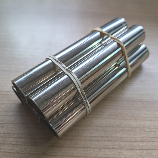 Stainless Steel Tube Offcut Bundle - 316-Grade - 25mm O/D 1.5mm Wall - 150mm Length - 5 Pieces