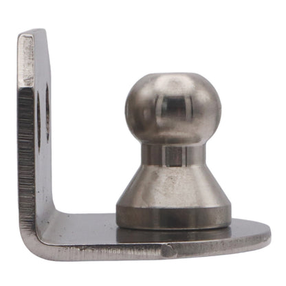 Gas Strut 90-Degree Mounting Plate (Internal) – 10mm Diameter Ball Joint – 316-Grade Stainless Steel – For Our Osculati Gas Struts