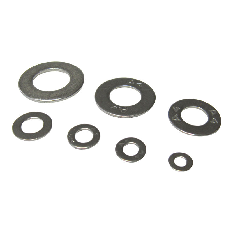 A4 Stainless Steel Washers (316-Grade) M3 Thru M12 Sizes