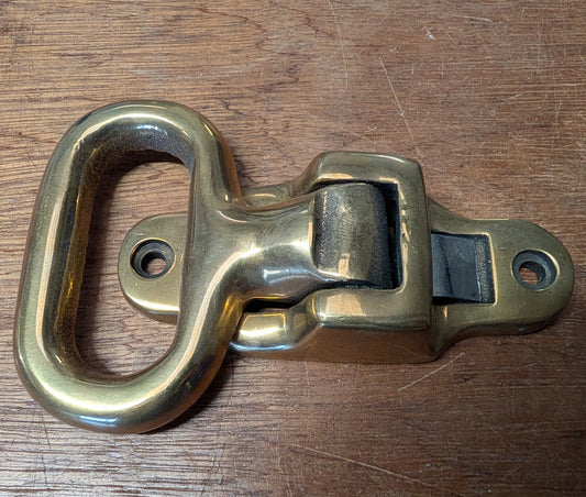 Brass Folding Step - Mast Step - Sprung Toe Step - Used