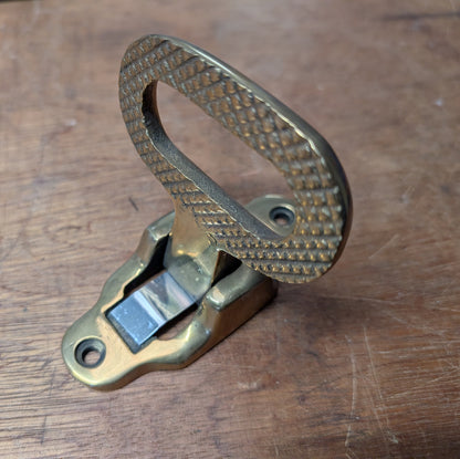 Brass Folding Step - Mast Step - Sprung Toe Step - Used