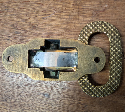 Brass Folding Step - Mast Step - Sprung Toe Step - Used