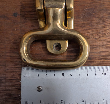 Brass Folding Step - Mast Step - Sprung Toe Step - Used