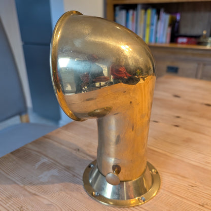Boat Vent - Dorade Vent - Funnel Brass Air Scoop Vent - Adjustable Angle