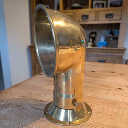 Boat Vent - Dorade Vent - Funnel Brass Air Scoop Vent - Adjustable Angle