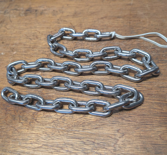 5mm Short Link Chain Offcut - 316-Grade Stainless - 780mm Length