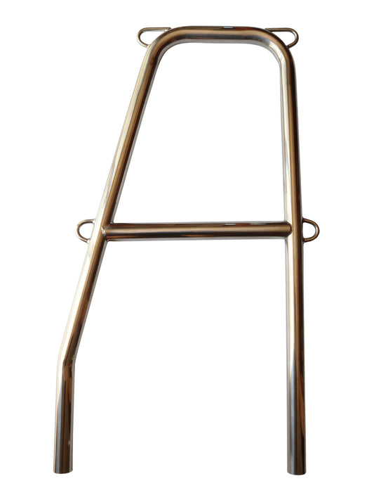 Rail Gate Stanchion – Height 610mm - 25mm Tube – 4 Eyelets – Double Stanchion For Twin Guardrails
