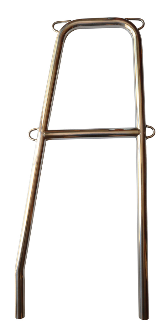 Rail Gate Stanchion – Height 740mm - 25mm Tube – 4 Eyelets – Double Stanchion For Twin Guardrails