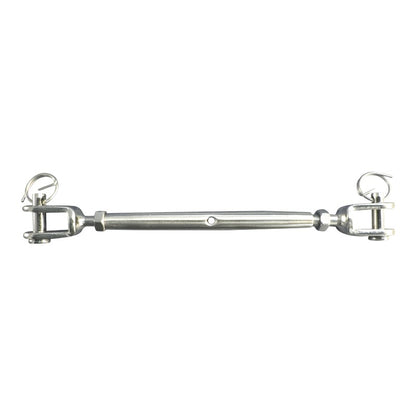 Stainless Steel Turnbuckle, For Tensioning Wire Rope Cable Assemblies, Made From 316 Marine-Grade Stainless