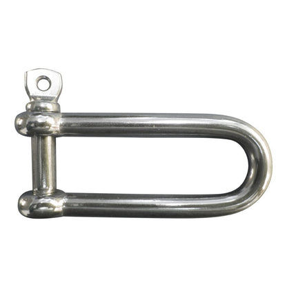 Long D-Shackles - 316-Grade Stainless Steel - For Boats & Marine