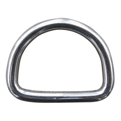 Stainless Steel D-Rings, Welded And Polished in 316 Marine Grade Stainless