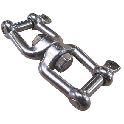 Jaw And Jaw Swivel  - 6mm, 8mm, 10mm Sizes - 316-Grade Stainless Steel - Anchor Chain Swivel