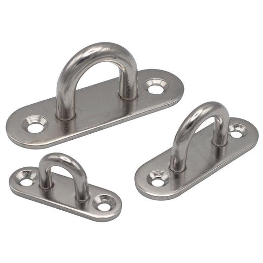 Pad Eye Mounting Hoop With 2 Mounting Holes A2 Stainless Steel