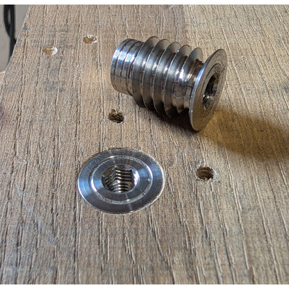 Self-Tapping Metric Blind Threaded Inserts – A4 Stainless – For Marine Use – With Hex-Drive
