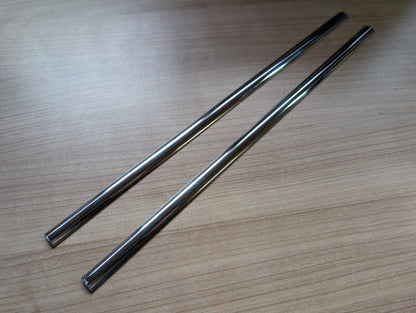 Stainless Steel Rubbing Strake Offcuts - 316-Grade - 14mm Width - 400mm Length - 2 Pieces