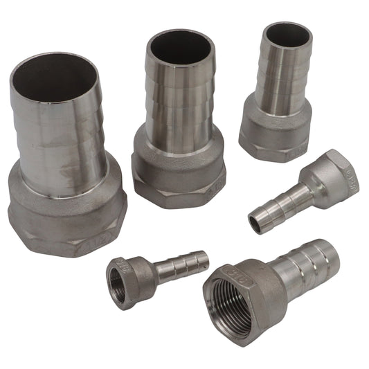 Pipe Fitting With Internal Thread - 3/8” to 1.5” BSP - A4 Stainless Steel