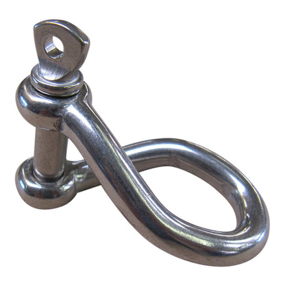Twisted Shackles - 316-Grade Stainless Steel - For Boats & Marine