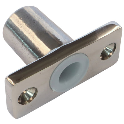 Oarlock / Rowlock Socket, In Stainless Steel, Top Mounted