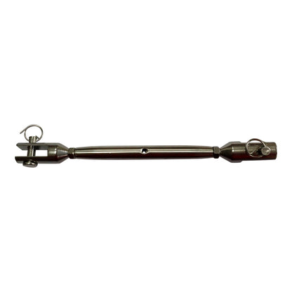 Stainless Steel Turnbuckle / Rigging Screw With Machined Fork Ends