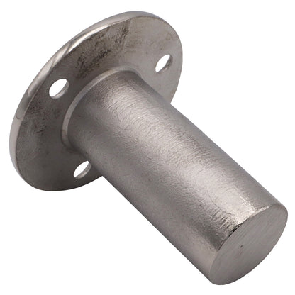 Recessed Deck Tube Holder - 22mm Tube - Canopy Frame Mounting - 316 Stainless Steel - Ideal For Canopy Frames / Bini Frames