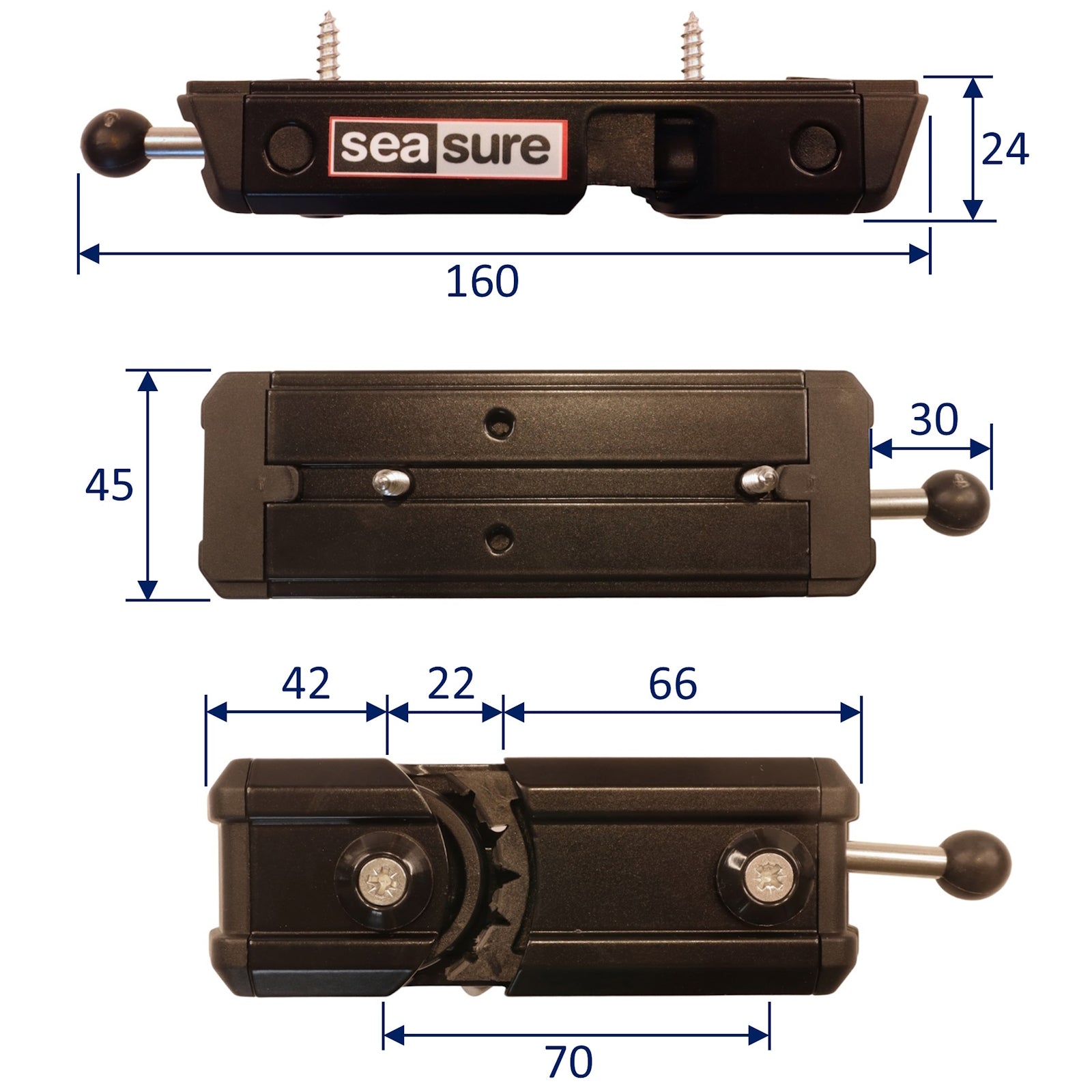Tillerman Rudder Lock Steering & Rudder Fittings - Boat Fittings