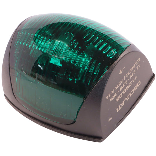 LED Navigation Light Starboard Sphera II - Fully Watertight – With Sealed 2.3m Wire