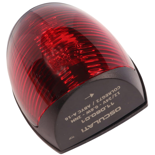 LED Navigation Light Port Side - Sphera II - Fully Watertight – With Sealed 2.3m Wire