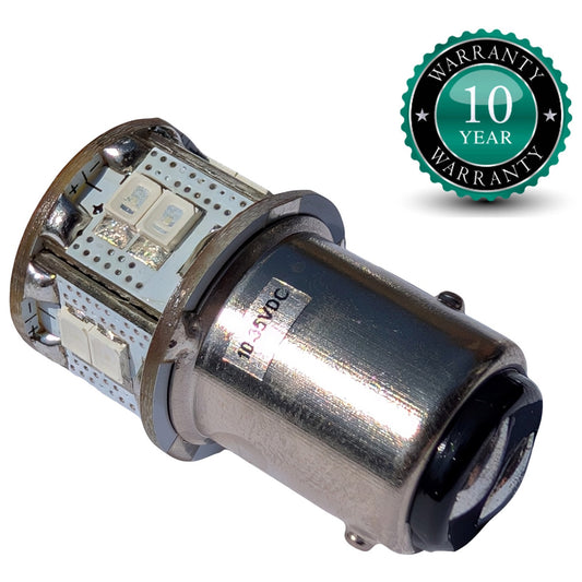 LED Replacement Bulb By NauticLED – Bay15D Fitting – Green (Starboard) – 160 Lumen