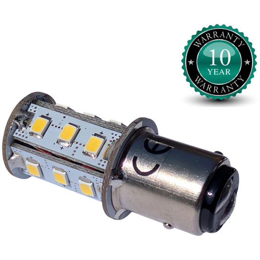 LED Replacement Bulb By NauticLED – Bay15D Fitting – Natural White – 210 Lumen