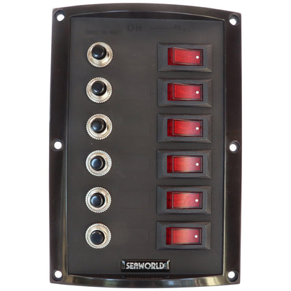 Sea-Dog Aluminum Vertical Switch Panel In The Boat Switches & Knobs - Foto 9