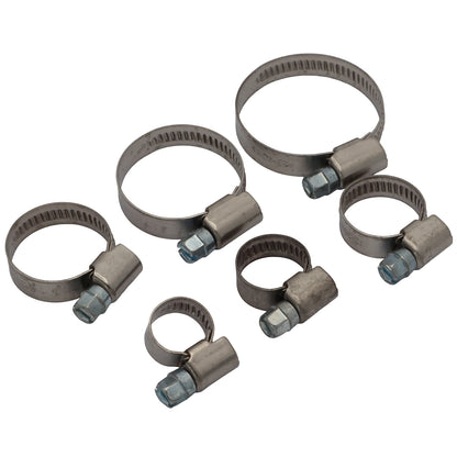 Osculati AISI 316 Stainless Steel Heavy Duty Hose Clamps With Minted (Press-Formed) Teeth