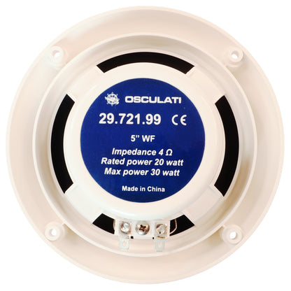 Waterproof Stereo Speakers – Osculati – 40 Watt RMS – Sold As A Pair – UV Resistant – Suitable For Boat Exteriors