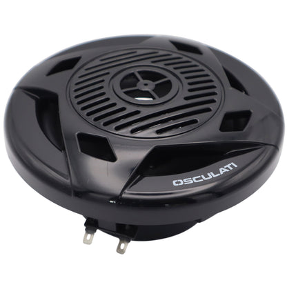 Pair Of Black 4” Marine Speakers - Osculati Dual Cone Loudspeakers - Waterproof - UV Resistant