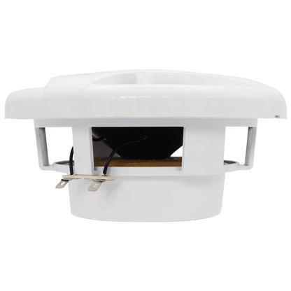 Pair Of White 5.25” Marine Speakers - Osculati Dual Cone Loudspeakers - Waterproof - UV Resistant