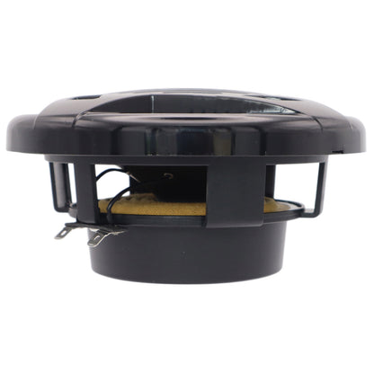 Pair Of Black 5.25” Marine Speakers - Osculati Dual Cone Loudspeakers - Waterproof - UV Resistant