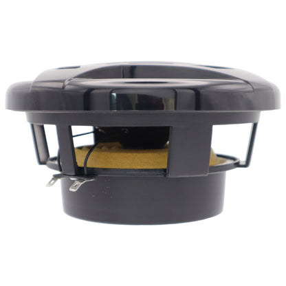 Pair Of Black 6.5” Marine Speakers - Osculati Dual Cone Loudspeakers - Waterproof - UV Resistant