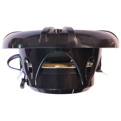 Pair Of 6.5” Osculati Two Way Speakers With Programmable Multicolour LEDS - Waterproof - UV Resistant – 192mm Outside Diameter