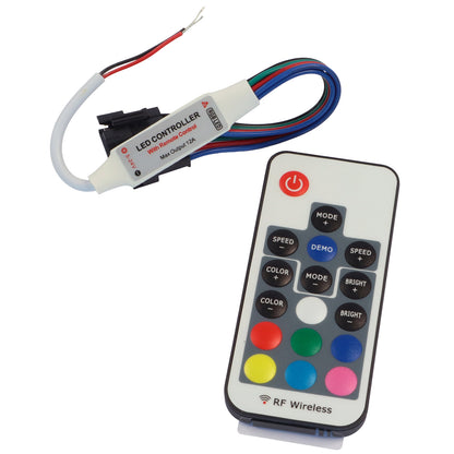 Pair Of 5.25” Osculati Two Way Speakers With Programmable Multicolour LEDS - Waterproof - UV Resistant – 166mm Outside Diameter