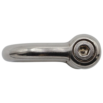 Stainless Steel D-Shackle With Hexagon Socket Pin – 316-Grade Stainless Steel - Metric Sizes