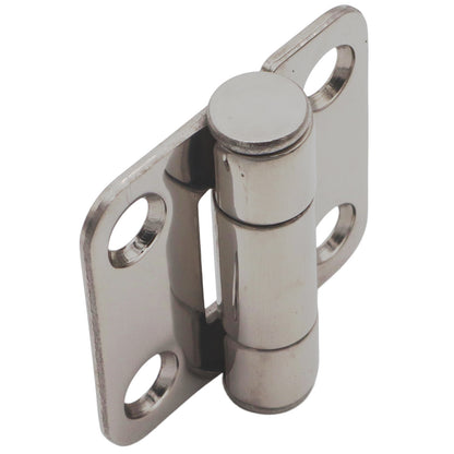 Stainless Steel Holding Hinge – 316 Grade Stainless Friction Hinge With Polished Finish 38x37mm
