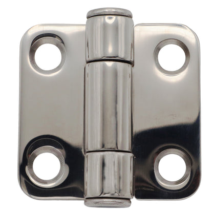 Stainless Steel Holding Hinge – 316 Grade Stainless Friction Hinge With Polished Finish 38x37mm