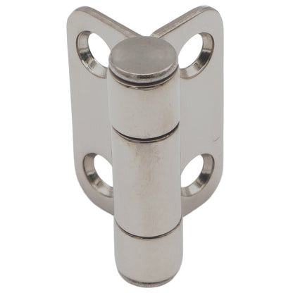 Stainless Steel Holding Hinge – 316 Grade Stainless Friction Hinge With Polished Finish 38x37mm