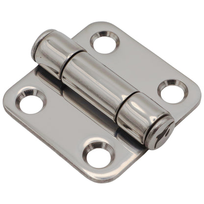 Stainless Steel Holding Hinge – 316 Grade Stainless Friction Hinge With Polished Finish 38x37mm