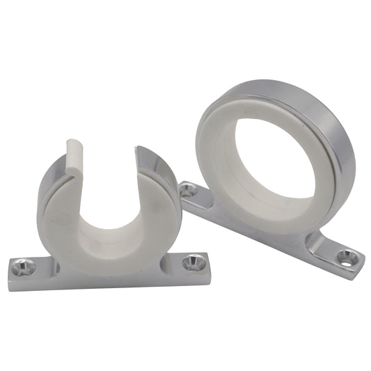 Fishing Rod Storage Holder – Anodised Aluminium With White Nylon Inserts
