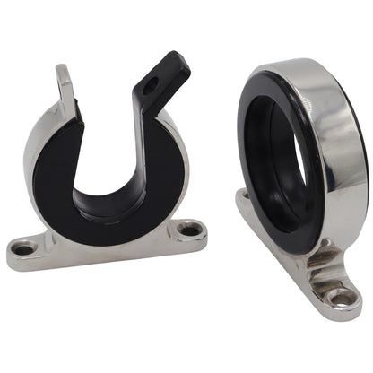 Lockable Fishing Rod Storage Holder – 316-Grade Stainless Steel With Nylon Inserts