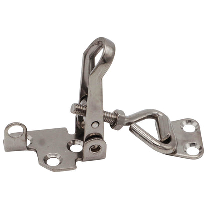 Adjustable Lockable Tensor Latch – 316-Grade Stainless Steel – Hasp Latch