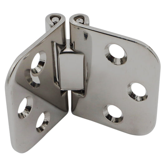 Stainless Steel 180 Degree Hinge – 316 Grade Stainless Hinge With Polished Finish 71 x 42mm