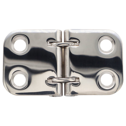 Stainless Steel 180 Degree Hinge – 316 Grade Stainless Hinge With Polished Finish 71 x 40mm