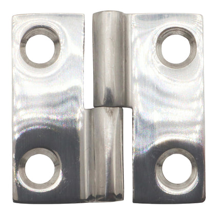 Stainless Steel 2 Part Removable Hinges – 316 Grade Stainless Hinge With Polished Finish - 37 x 37mm – Available In Left Or Right Side